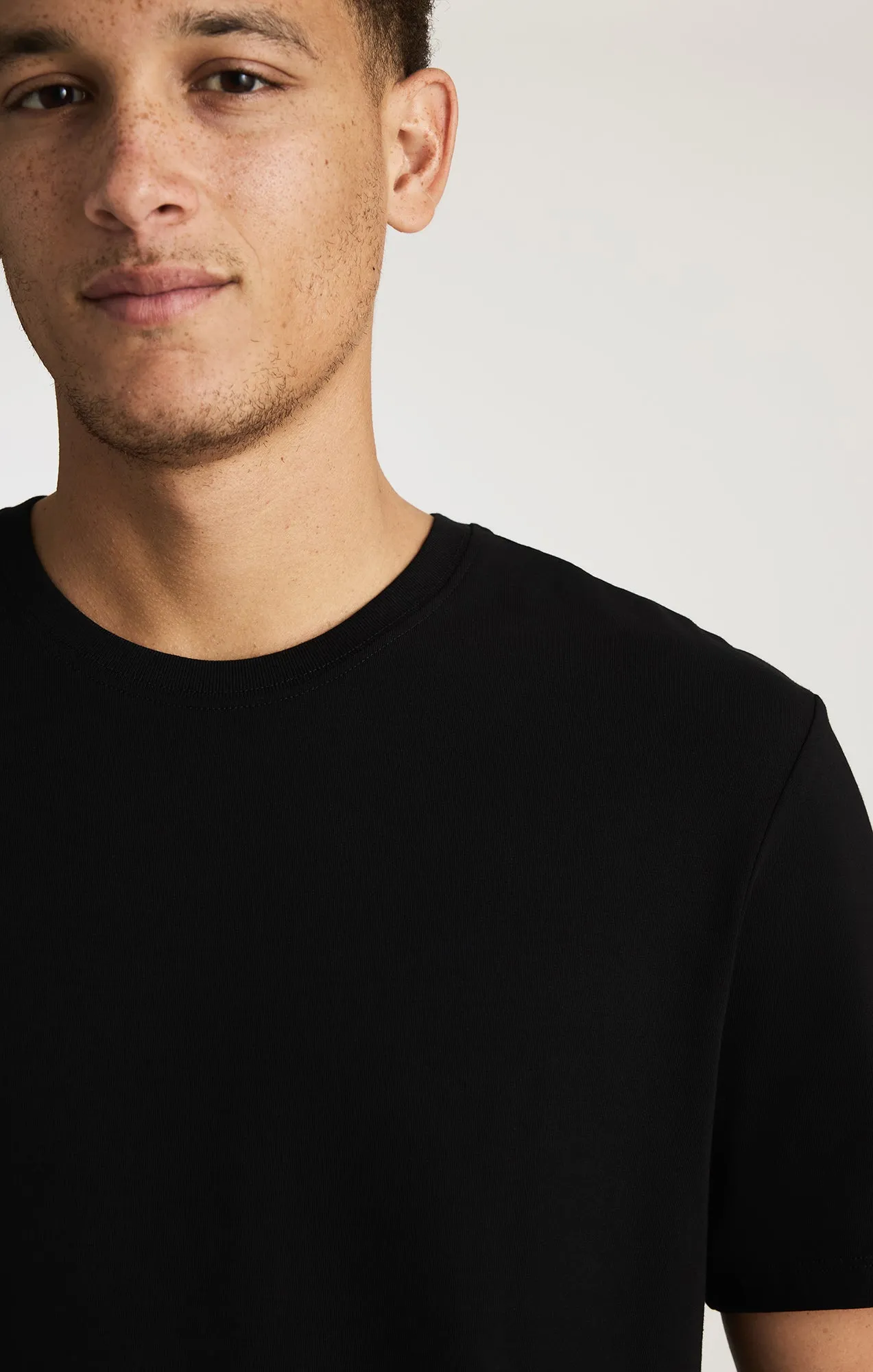 CREW NECK T-SHIRT IN BLACK sold by Mavi product image thumbnail 5