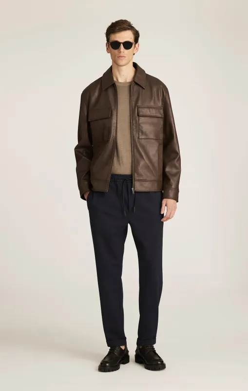 JERSEY PANTS IN BARITONE BLUE sold by Mavi