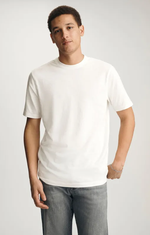 SOFT SLUB CREW NECK T-SHIRT IN WHITE sold by Mavi