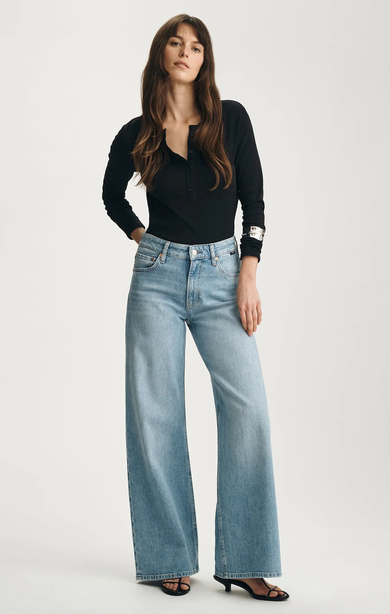 FLORIDA WIDE LEG IN BLEACHED CLASSIC BLUE sold by Mavi
