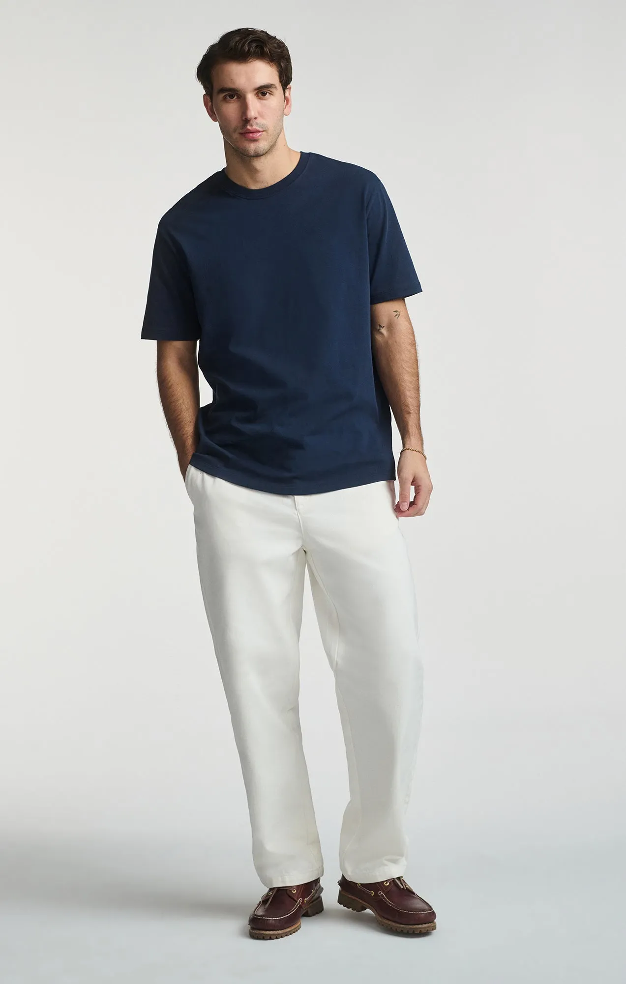 BASIC SHORT SLEEVE T-SHIRT IN BLACK IRIS sold by Mavi product image thumbnail 2