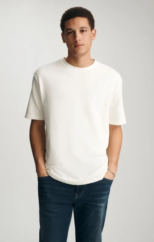 CREW NECK T-SHIRT IN ANTIQUE WHITE sold by Mavi