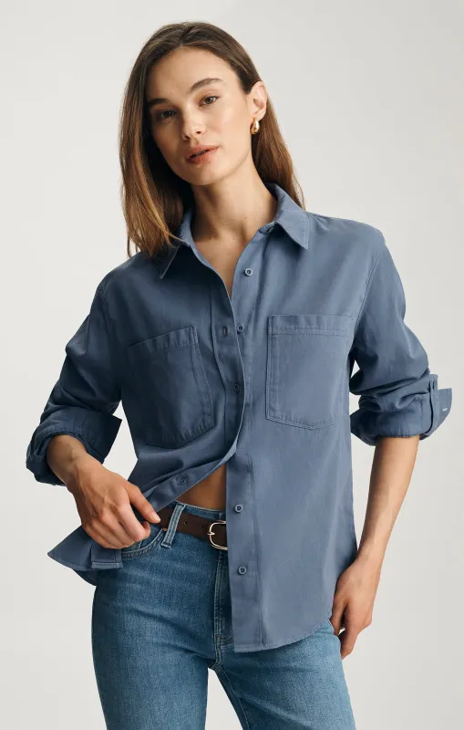 UTILITY SHIRT IN BLUE INDIGO made by Mavi