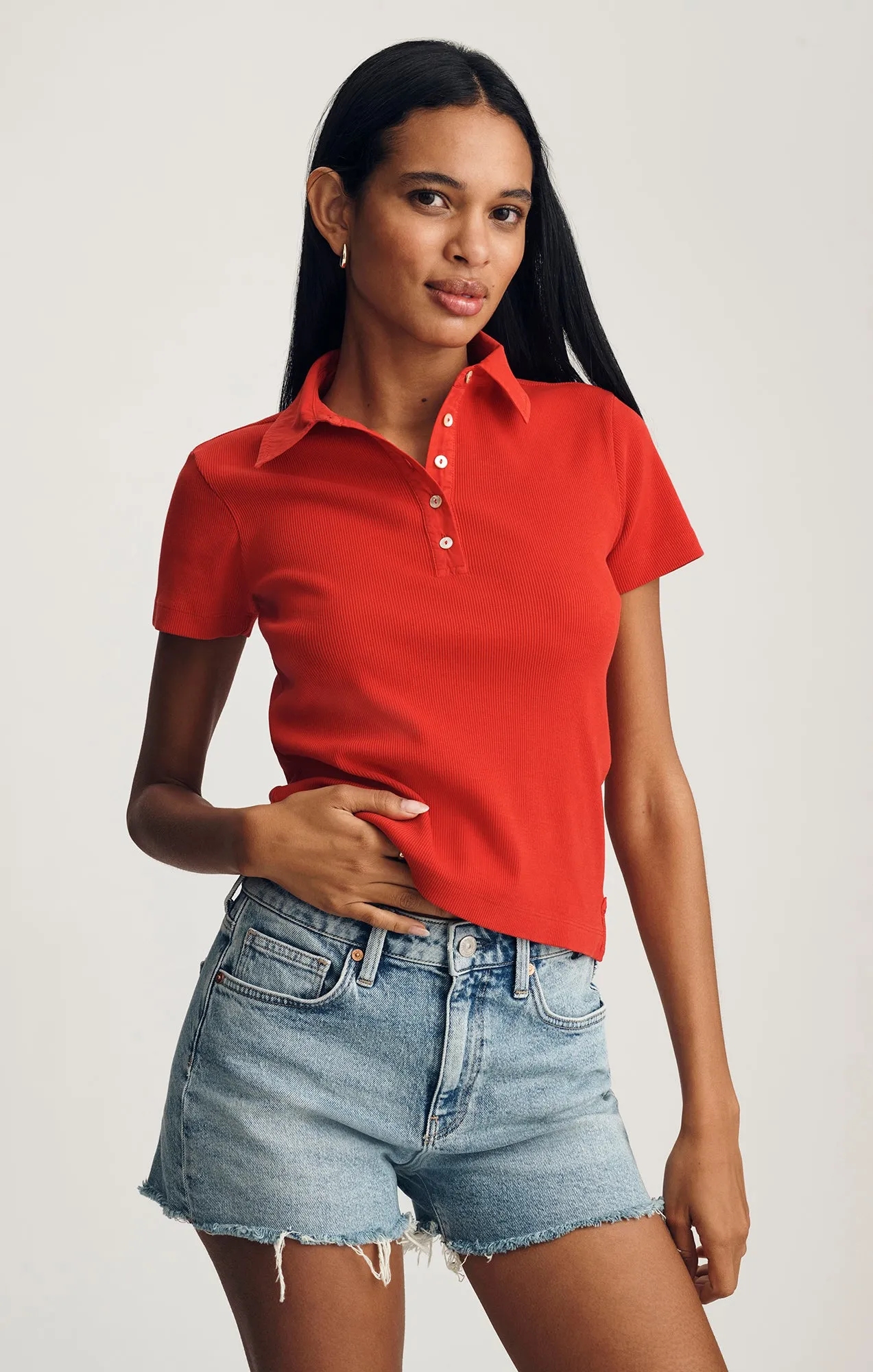 POLO T-SHIRT IN RED sold by Mavi