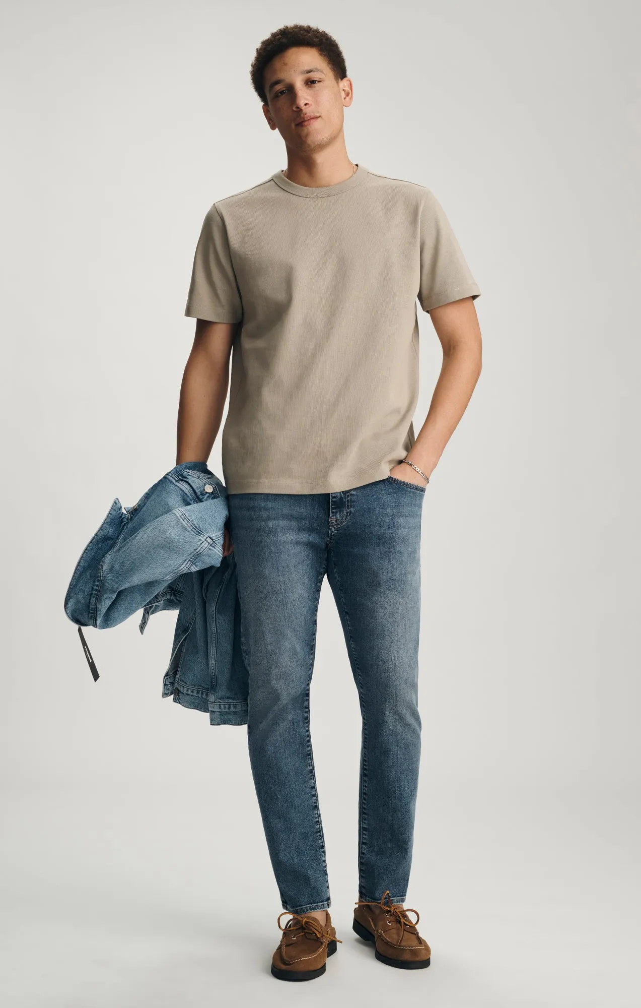HERITAGE CREW NECK T-SHIRT IN SENECA ROCK sold by Mavi product image thumbnail 4