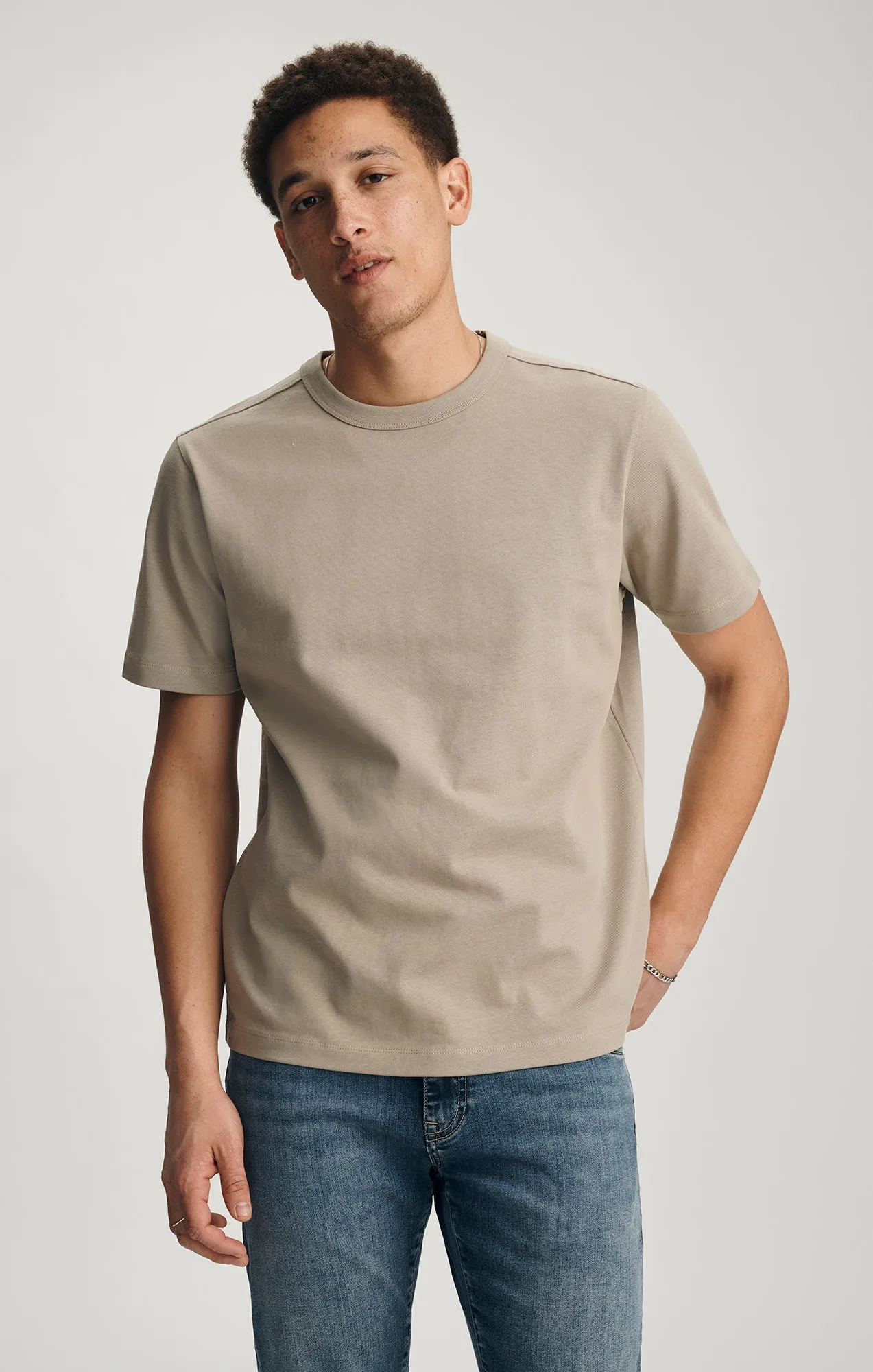 HERITAGE CREW NECK T-SHIRT IN SENECA ROCK sold by Mavi