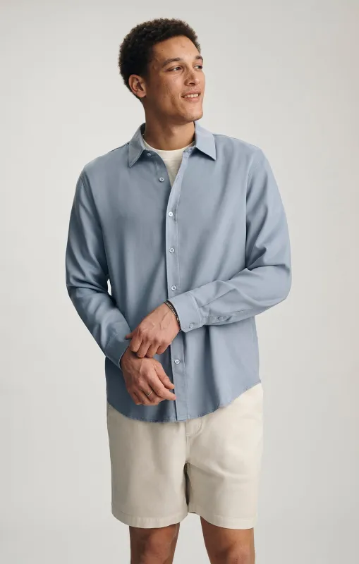 TENCEL™ BUTTON-UP SHIRT IN KENTUCKY BLUE sold by Mavi