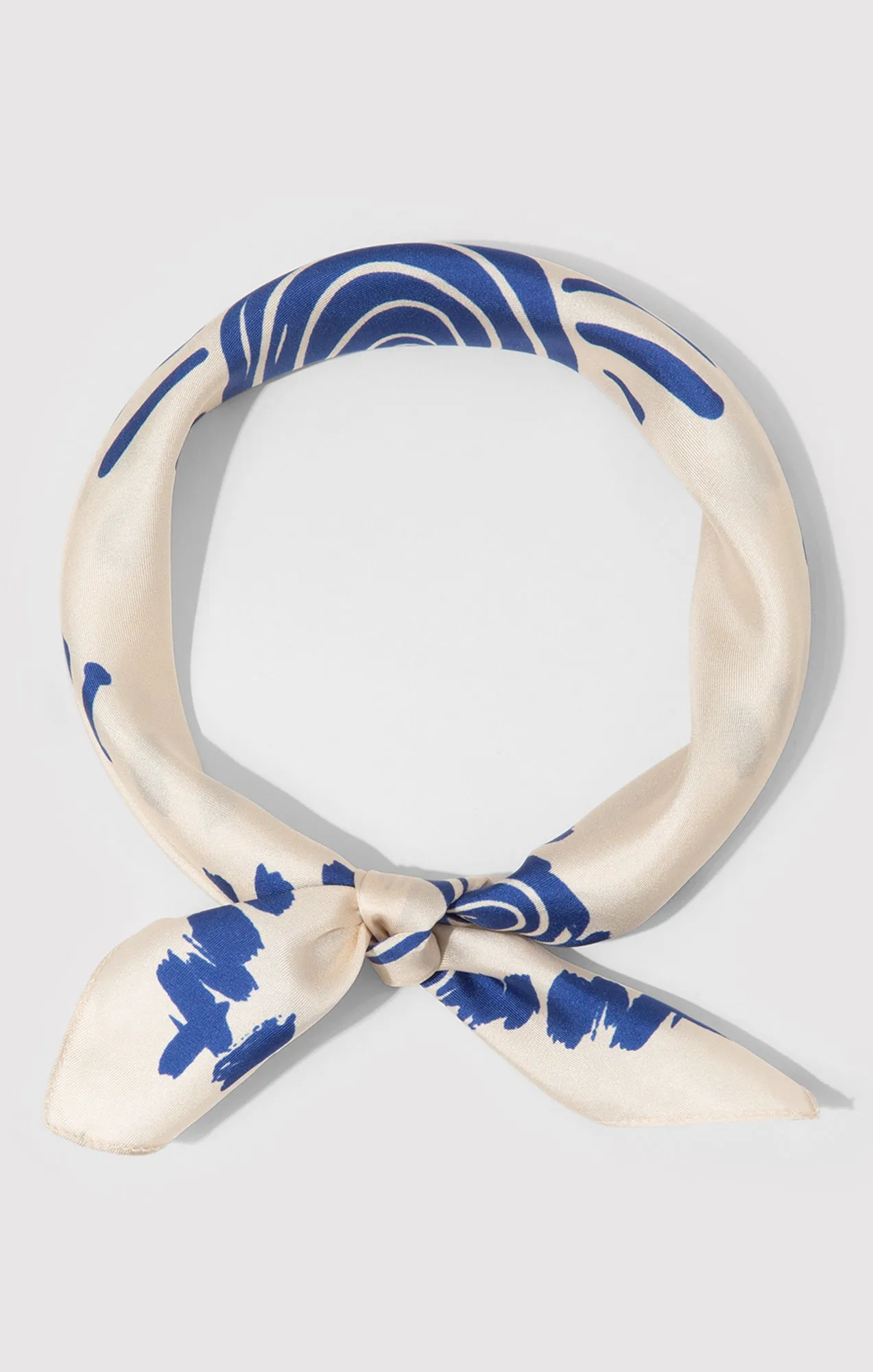 SMALL SILK SUN BANDANA IN ANTIQUE WHITE sold by Mavi product image thumbnail 3