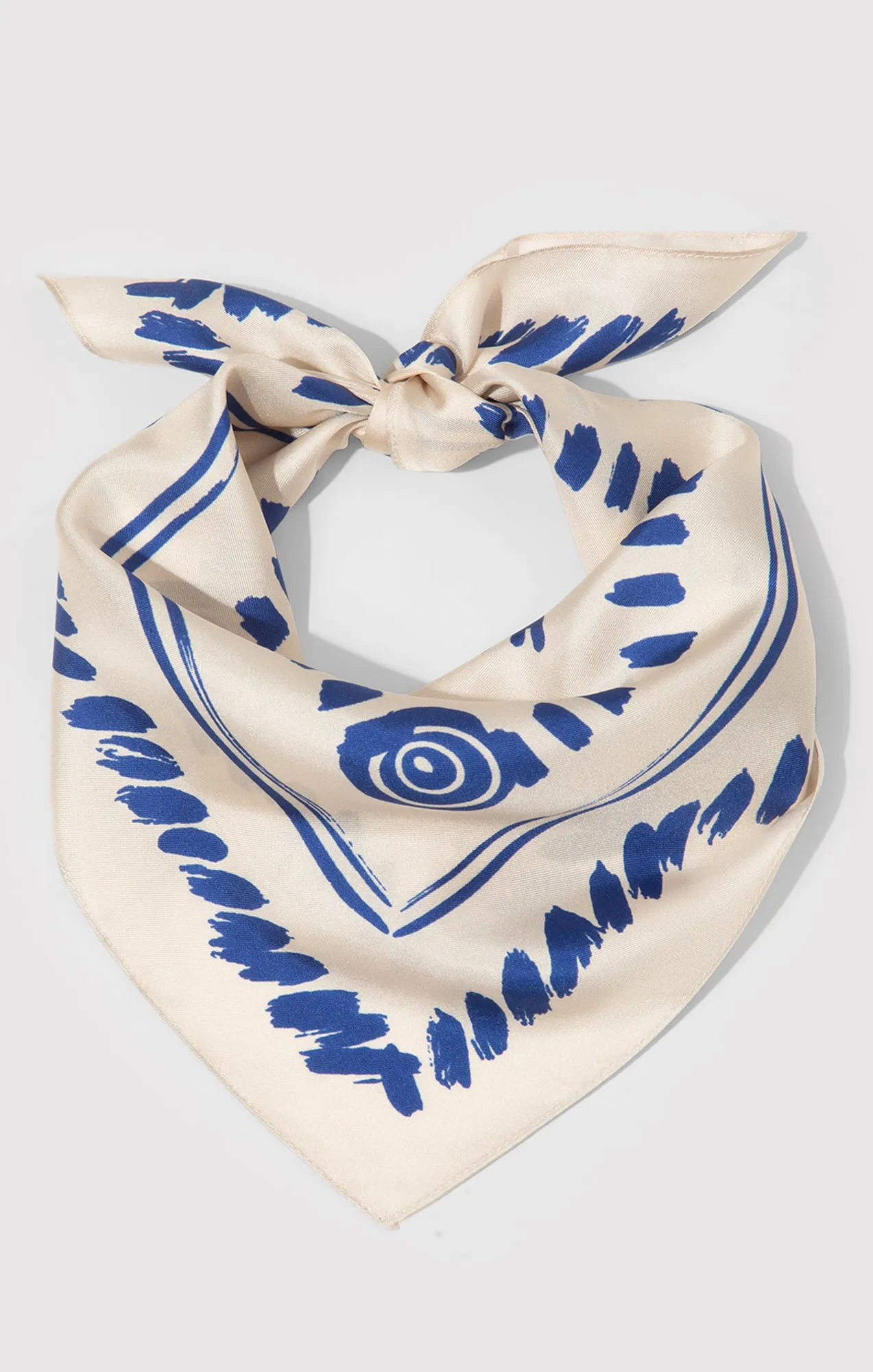 SMALL SILK SUN BANDANA IN ANTIQUE WHITE sold by Mavi product image thumbnail 2