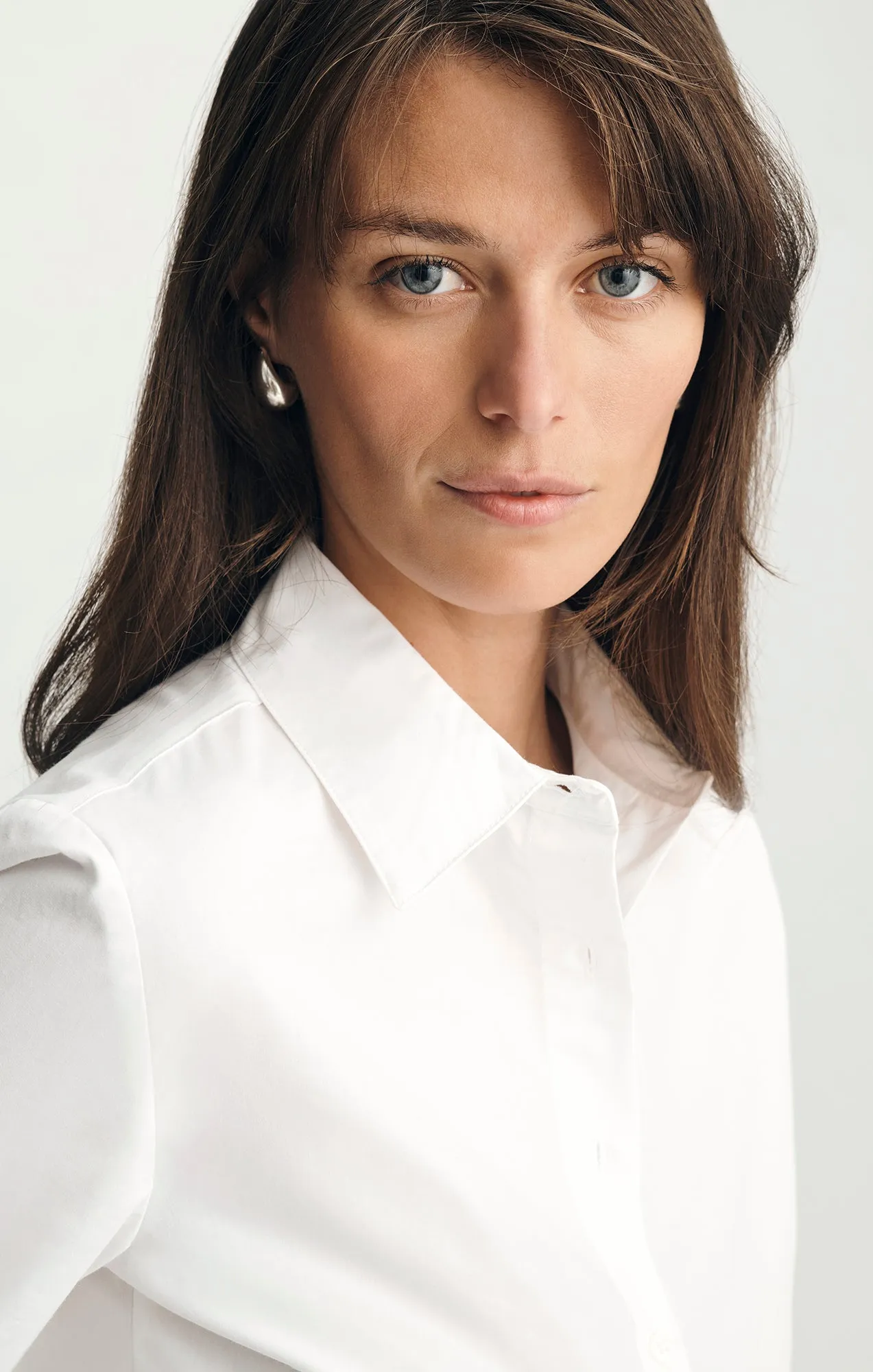 TAILORED LONG SLEEVE BUTTON-UP SHIRT IN WHITE sold by Mavi product image thumbnail 2