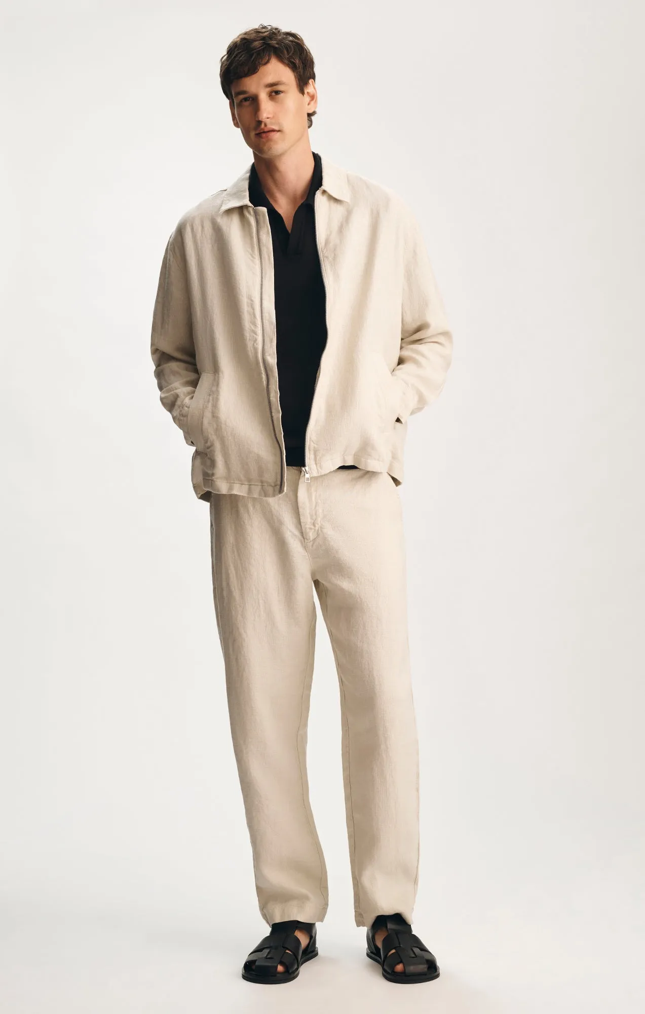 LINEN OVERSHIRT IN MOONSTRUCK sold by Mavi product image thumbnail 3