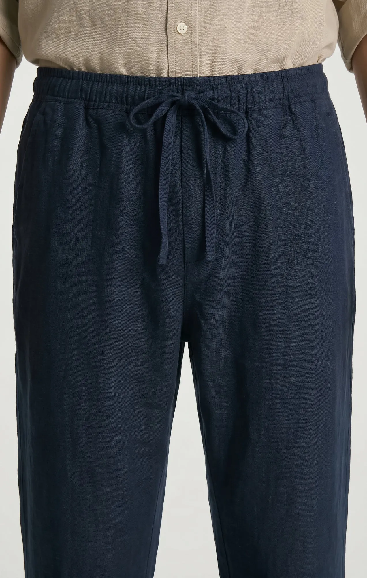 LINEN PANTS IN DARK SAPPHIRE sold by Mavi product image thumbnail 3