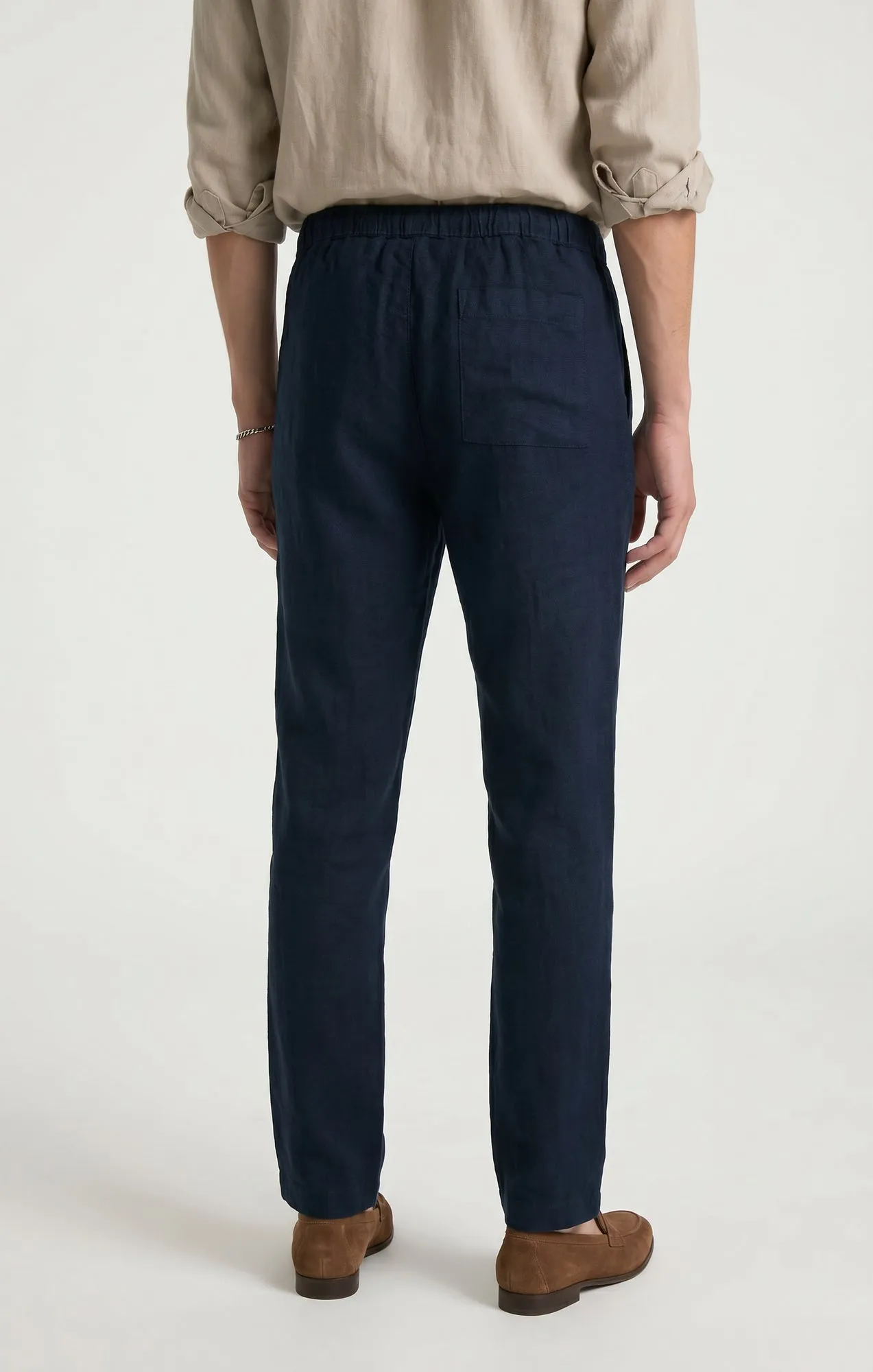 LINEN PANTS IN DARK SAPPHIRE sold by Mavi product image thumbnail 2