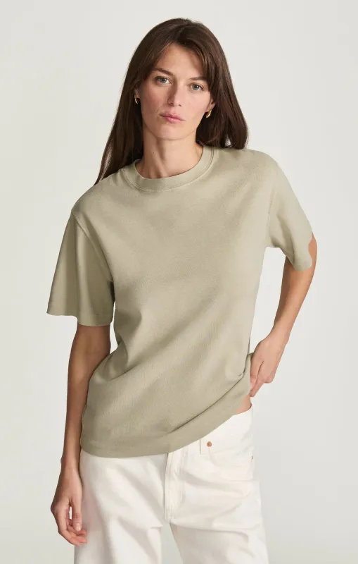 CREW NECK T-SHIRT IN SEAGRASS made by Mavi