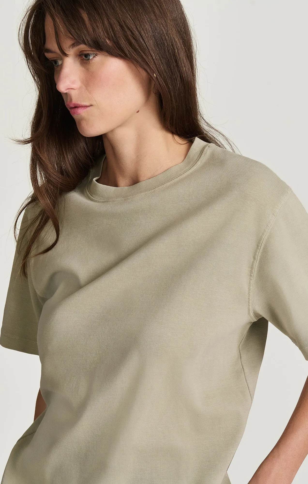 CREW NECK T-SHIRT IN SEAGRASS sold by Mavi product image thumbnail 4