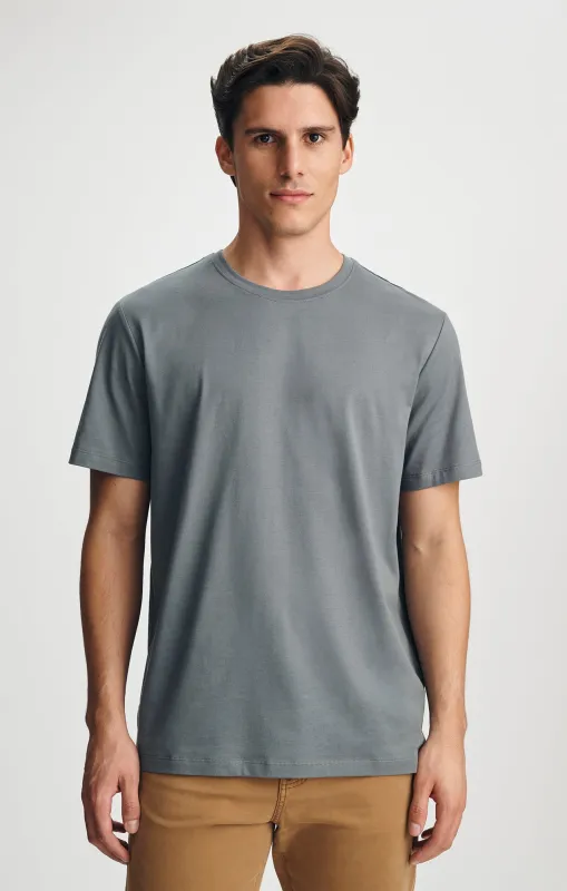 PIMA CREW NECK T-SHIRT IN STORMY WEATHER made by Mavi