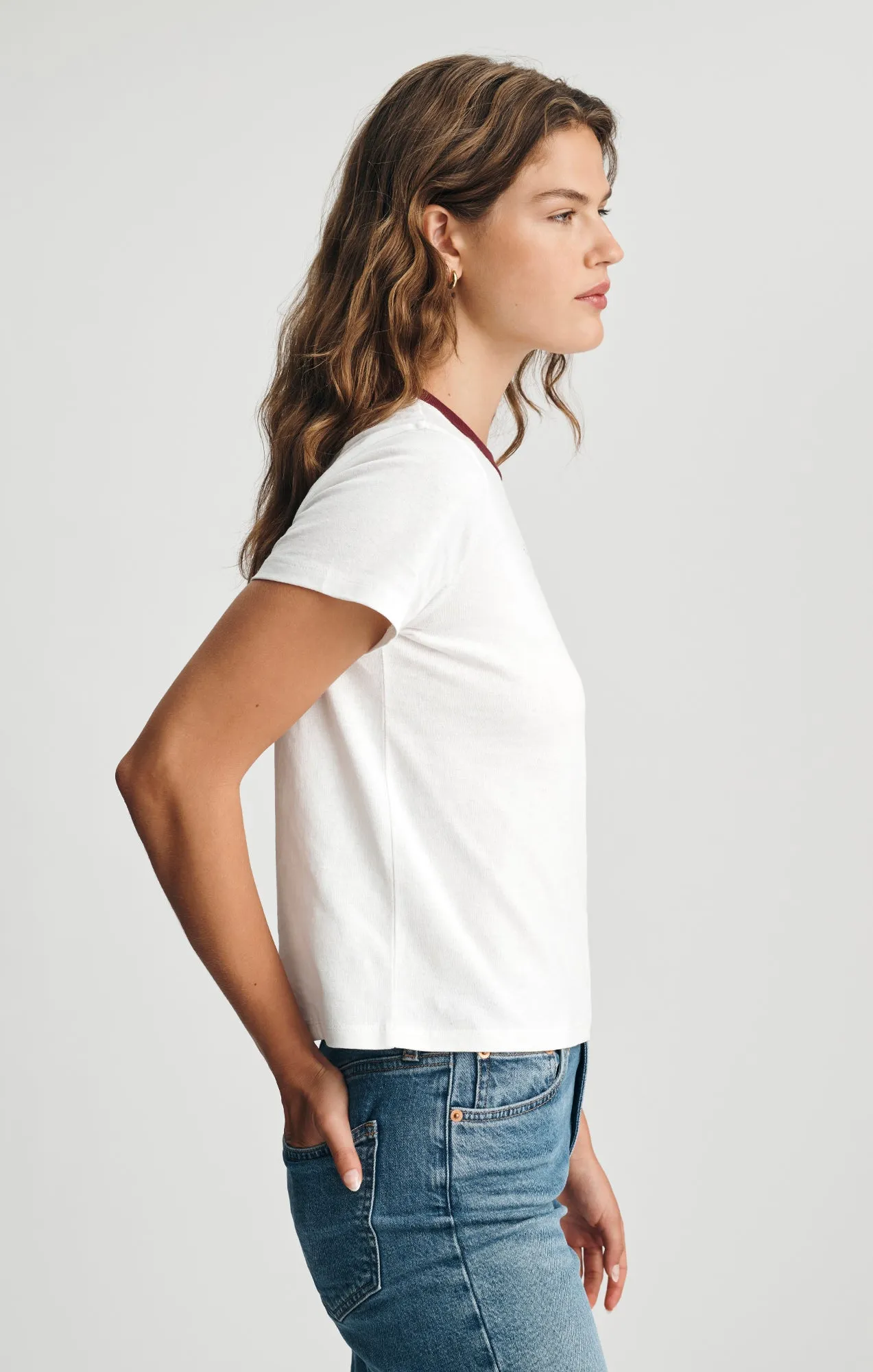 ON THE RISE GRAPHIC T-SHIRT IN ANTIQUE WHITE sold by Mavi product image thumbnail 3