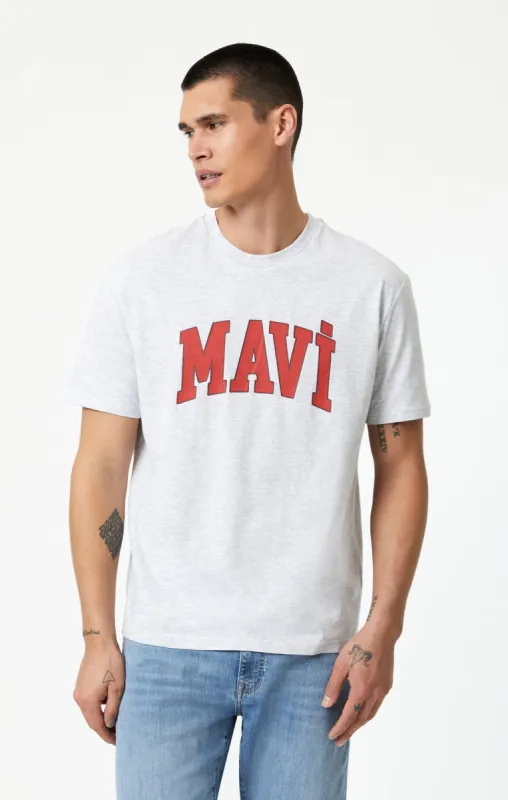 MAVI LOGO T-SHIRT IN KAR MELANGE sold by Mavi
