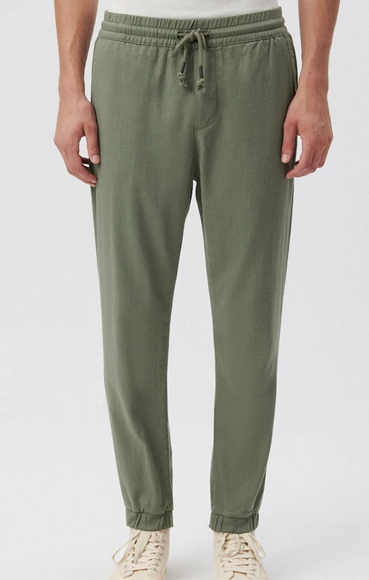 JOGGER PANTS IN AGAVE GREEN sold by Mavi product image thumbnail 3