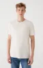 MEN'S BASIC CREW NECK T-SHIRT IN OFF WHITE sold by Mavi