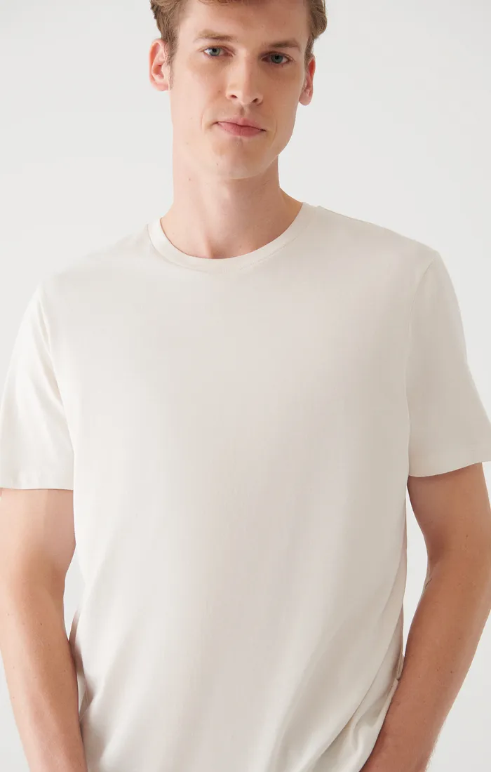 MEN'S BASIC CREW NECK T-SHIRT IN OFF WHITE sold by Mavi product image thumbnail 4