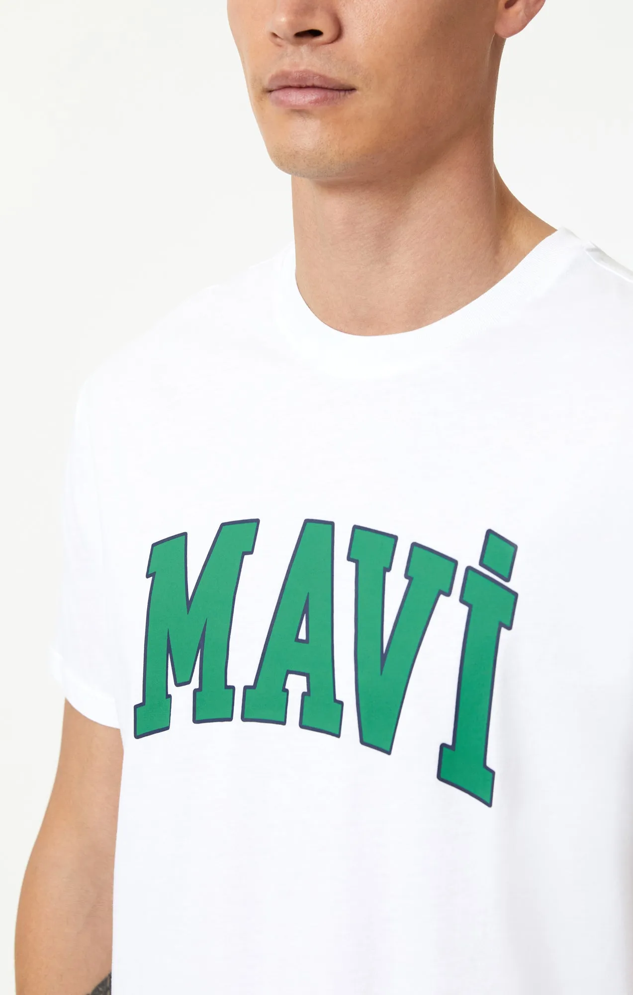 MAVI LOGO T-SHIRT IN WHITE sold by Mavi product image thumbnail 5