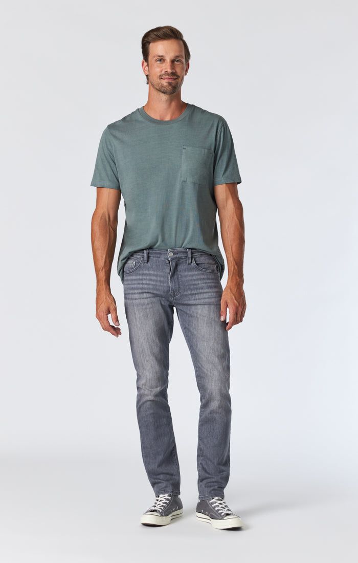 JAKE SLIM LEG IN MID GREY BRUSHED FEATHER BLUE sold by Mavi product image thumbnail 2