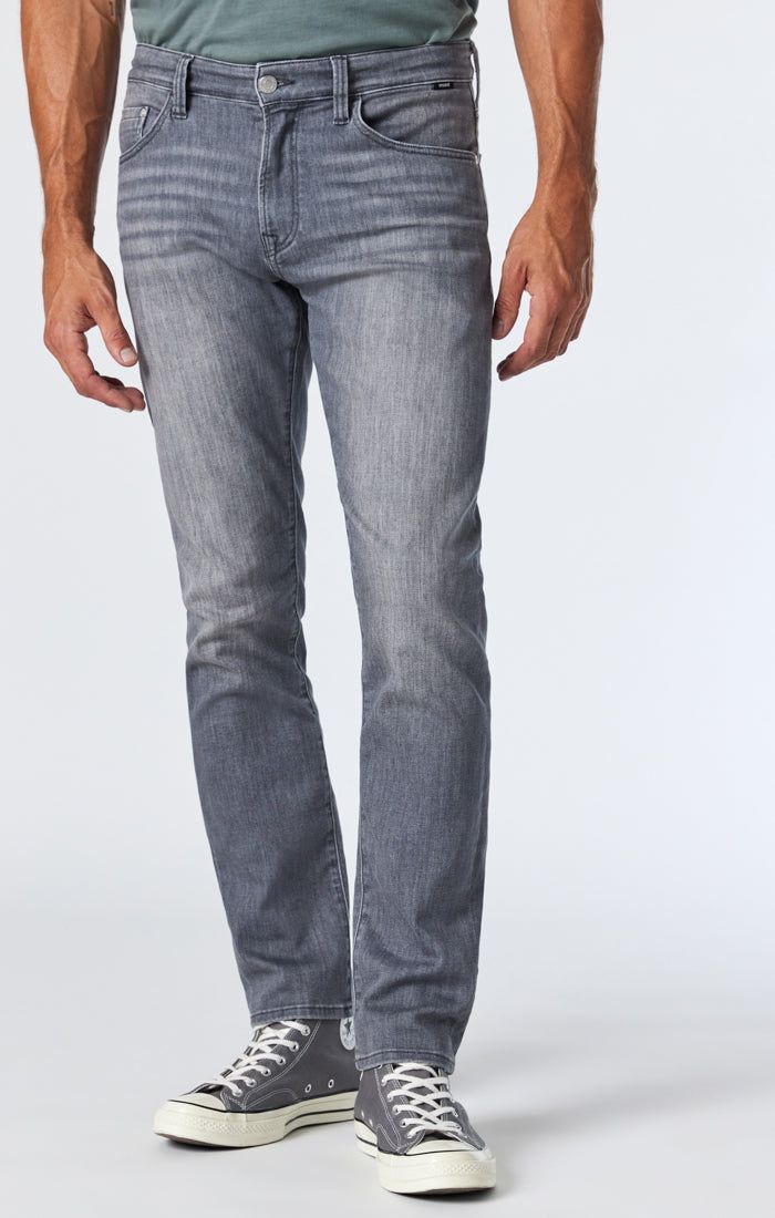 JAKE SLIM LEG IN MID GREY BRUSHED FEATHER BLUE sold by Mavi product image thumbnail 4