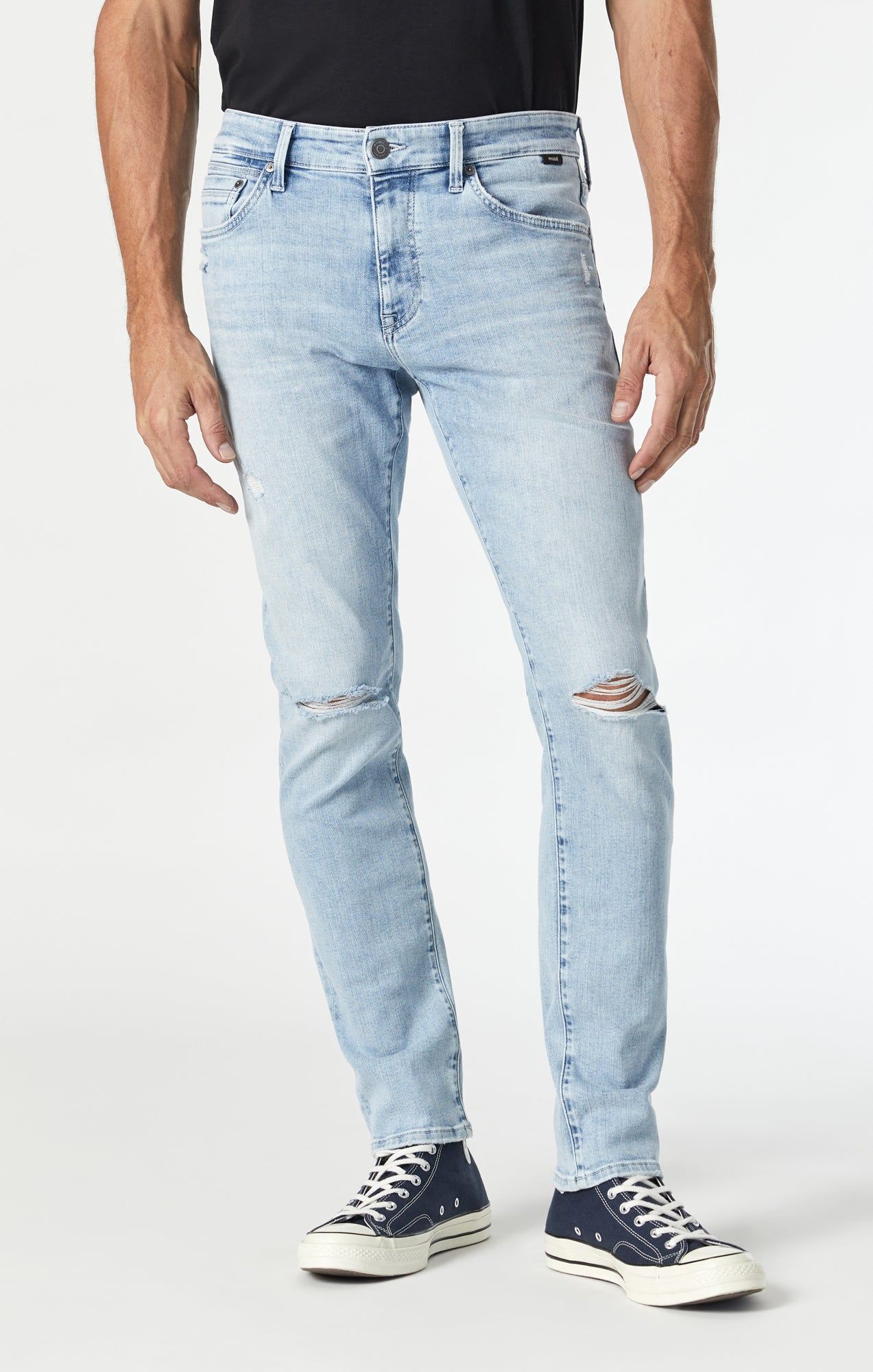 JAKE SLIM LEG IN BLEACHED RIPPED ORGANIC VINTAGE sold by Mavi product image thumbnail 3