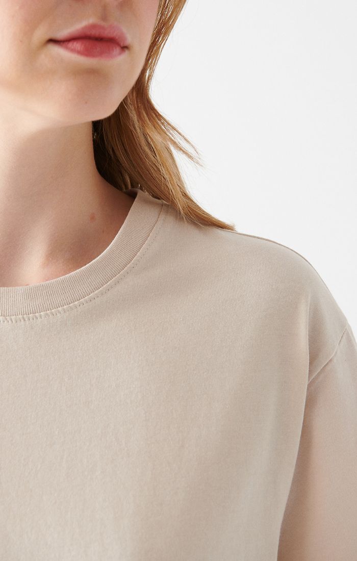 WOMEN'S SHORT SLEEVE T-SHIRT IN LIGHT GREY sold by Mavi product image thumbnail 3