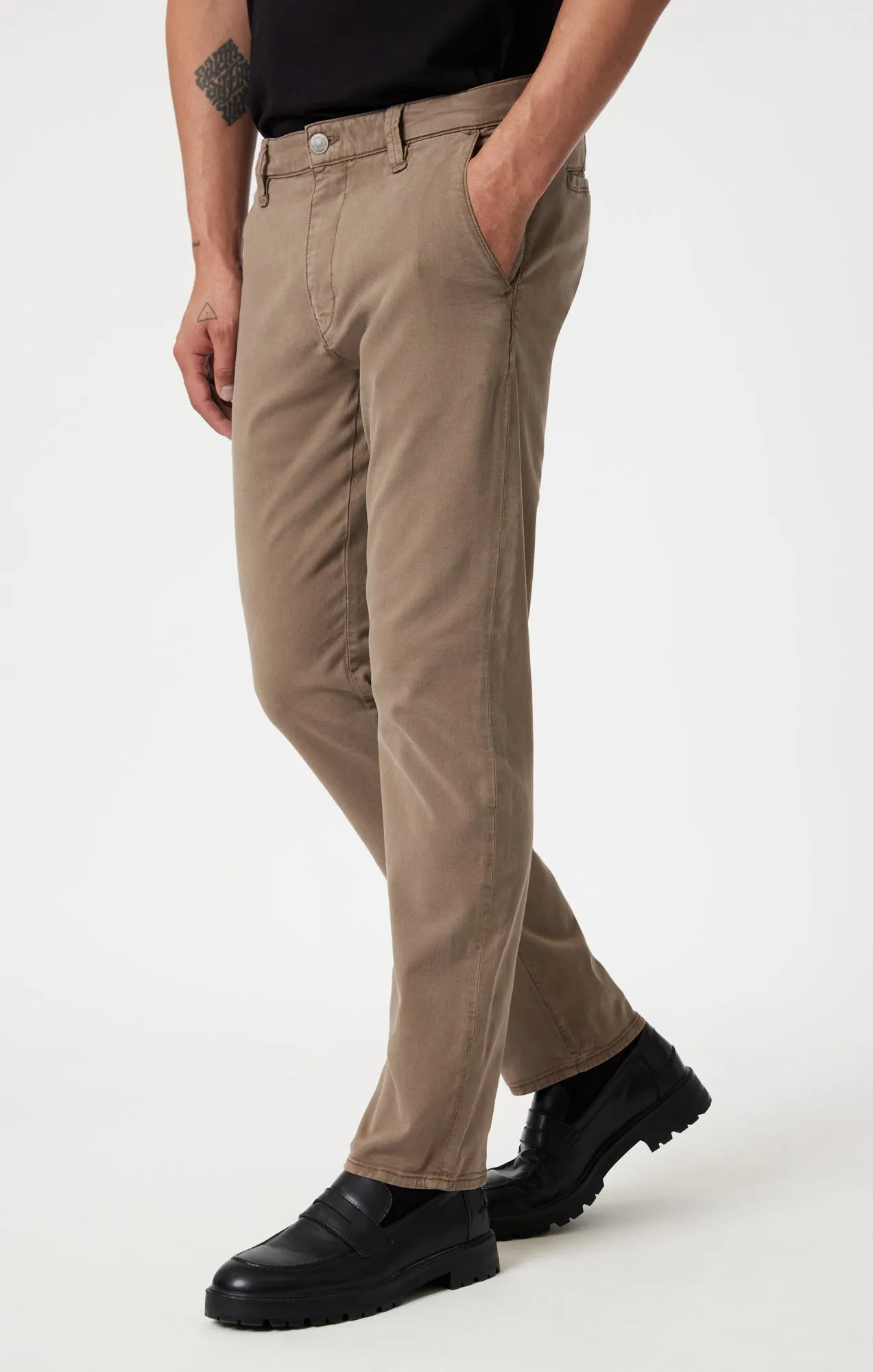 MILTON SLIM STRAIGHT CHINO IN TIMBER LUXE TWILL sold by Mavi product image thumbnail 4