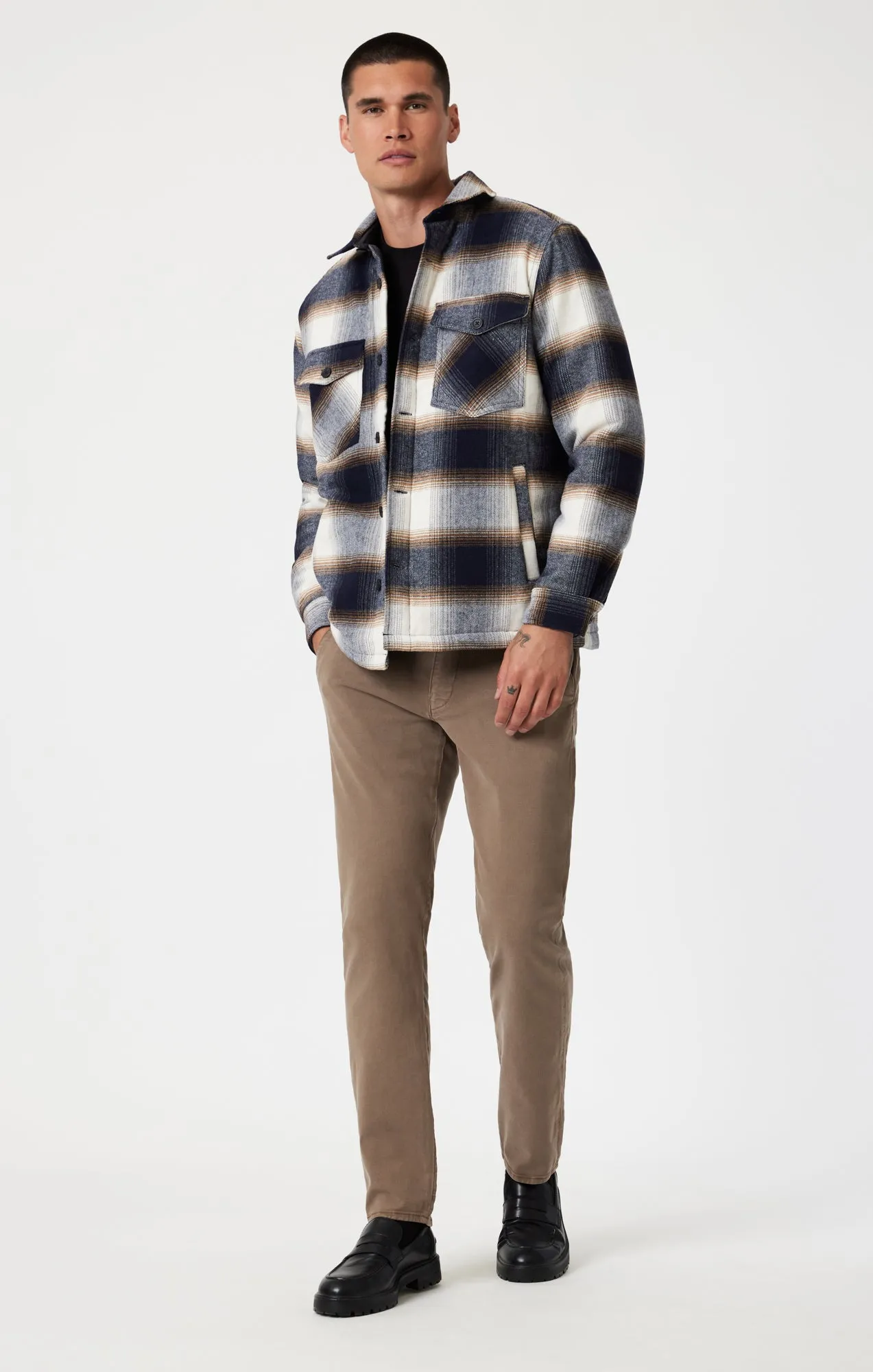 MILTON SLIM STRAIGHT CHINO IN TIMBER LUXE TWILL sold by Mavi
