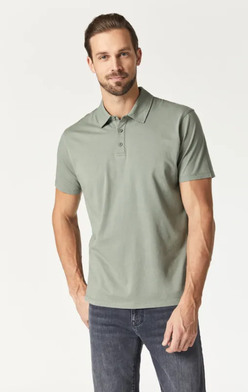 BASIC POLO SHIRT IN AGAVE GREEN sold by Mavi
