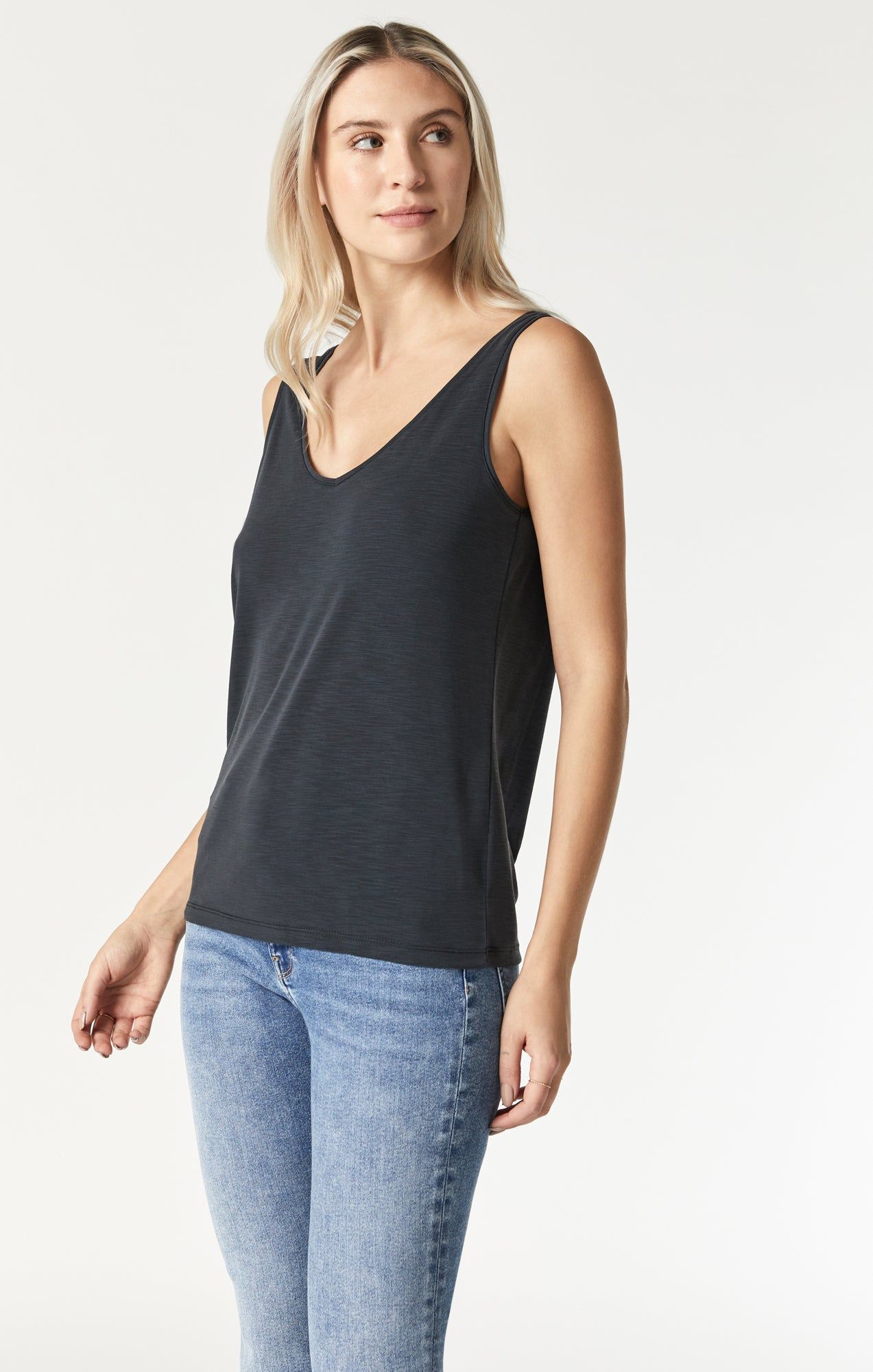 WOMEN'S TANK TOP IN BLACK sold by Mavi product image thumbnail 2