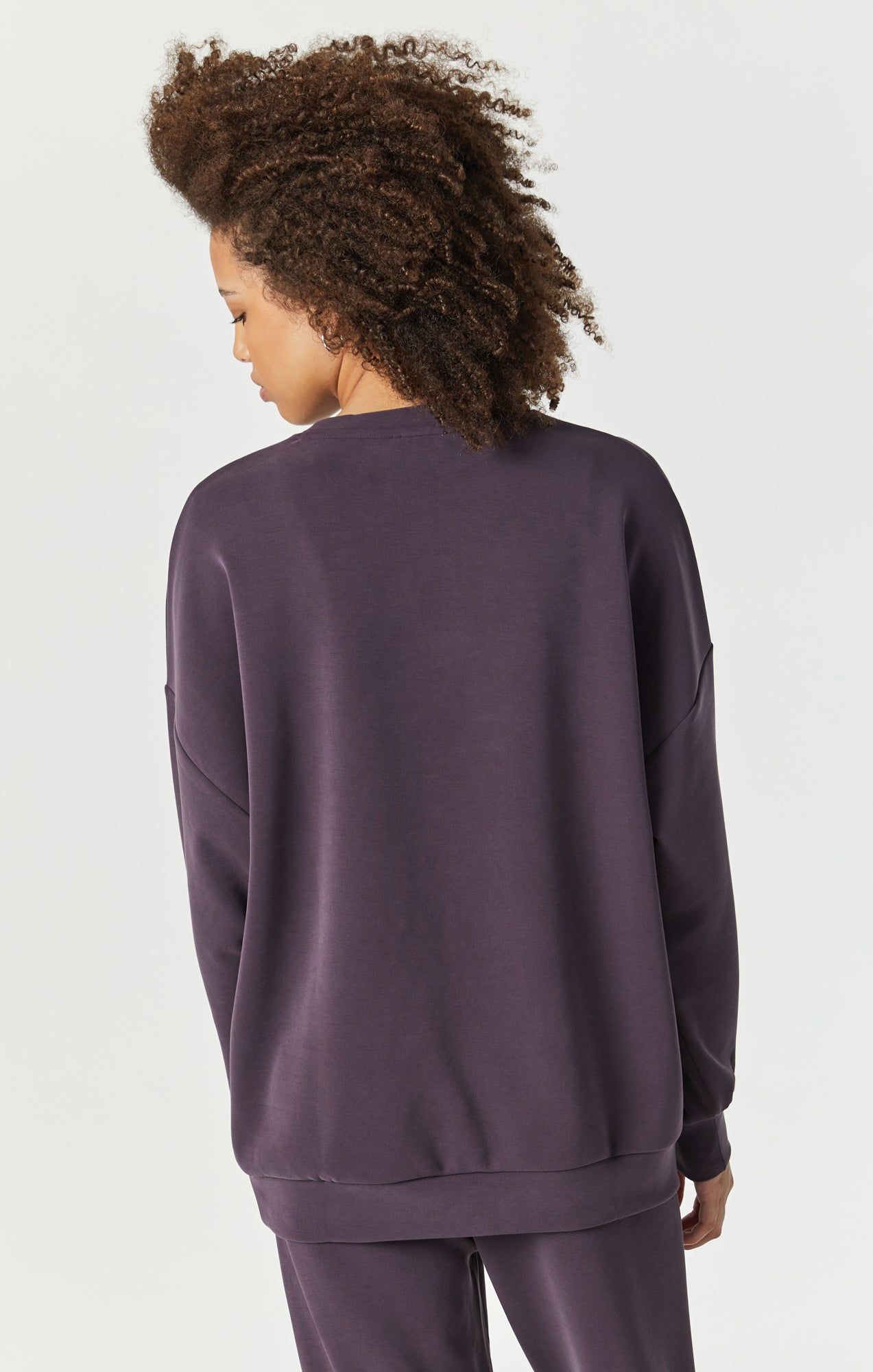 OVERSIZED SWEATSHIRT IN PLUM PERFECT sold by Mavi product image thumbnail 3
