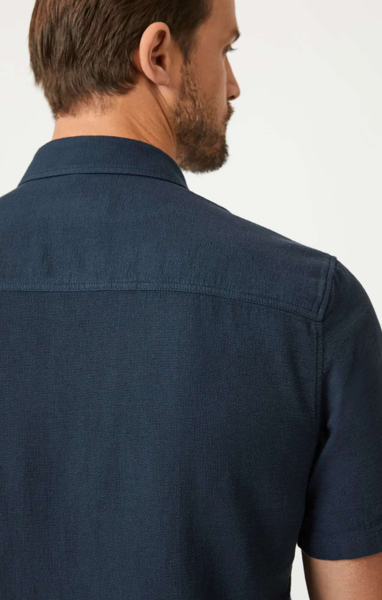 SHORT SLEEVE BUTTON-UP SHIRT IN TOTAL ECLIPSE sold by Mavi product image thumbnail 5