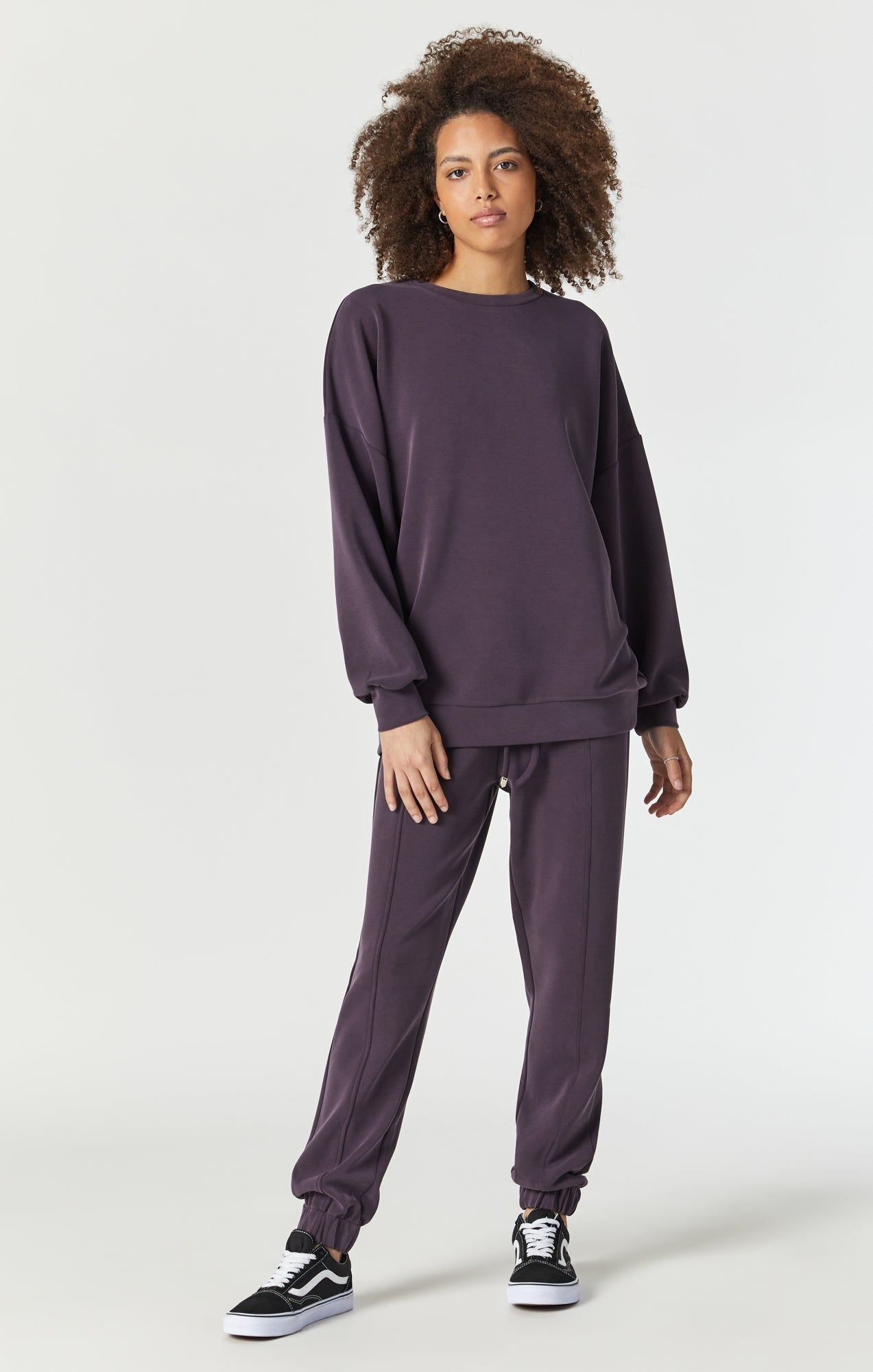 OVERSIZED SWEATSHIRT IN PLUM PERFECT sold by Mavi product image thumbnail 4
