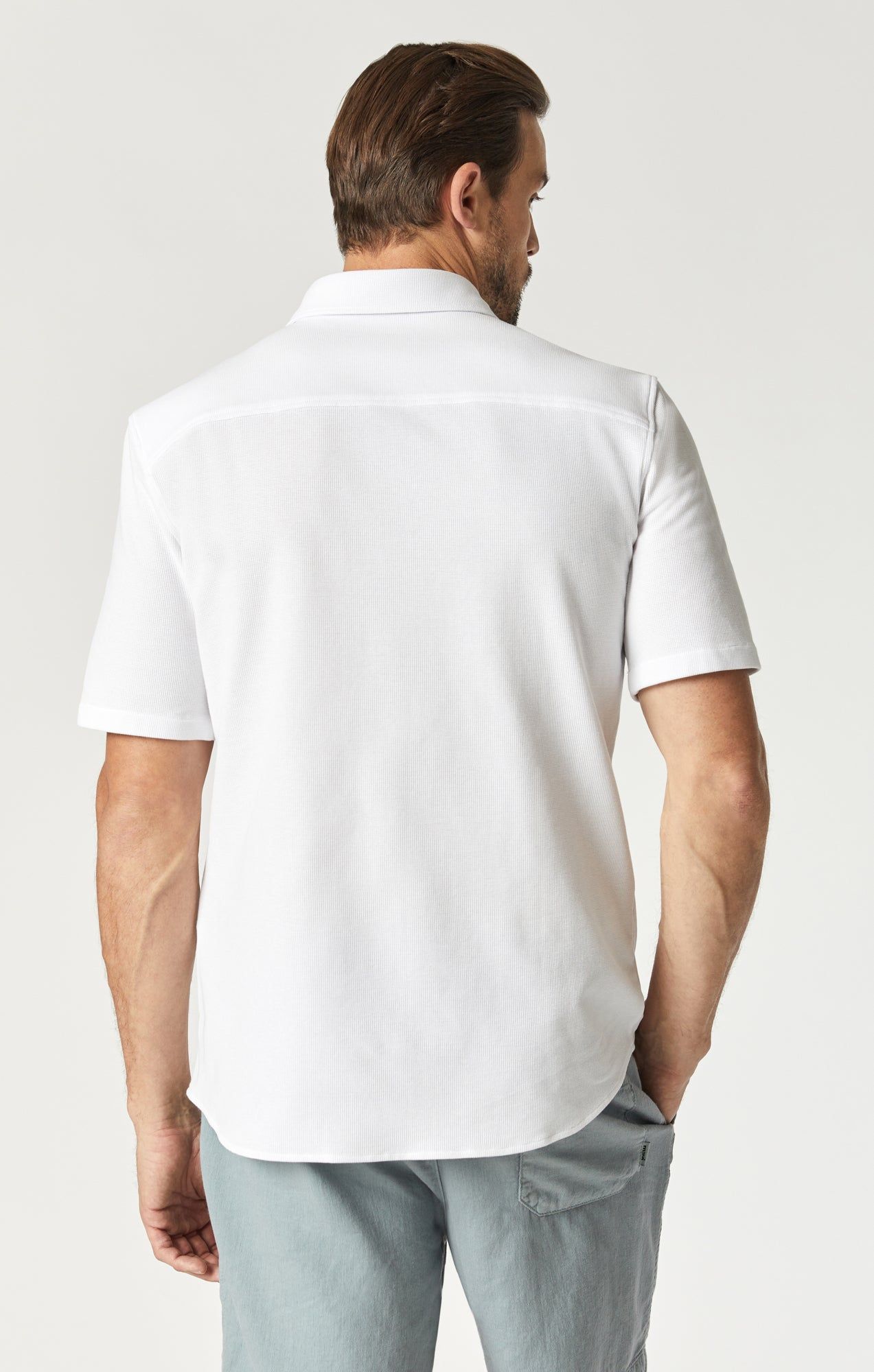 SHORT SLEEVE SHIRT IN ANTIQUE WHITE sold by Mavi product image thumbnail 3