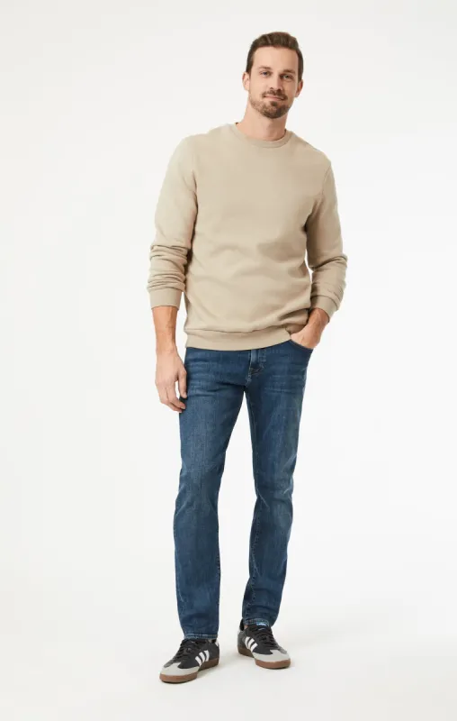 MARCUS SLIM STRAIGHT LEG IN OCEAN REEF ORGANIC VINTAGE sold by Mavi