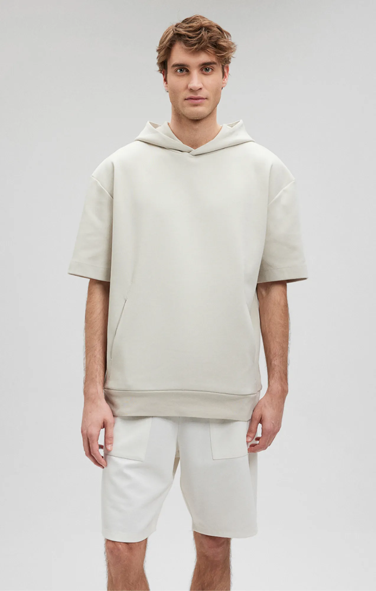 SHORT SLEEVE HOODIE IN MOONSTRUCK sold by Mavi product image thumbnail 4