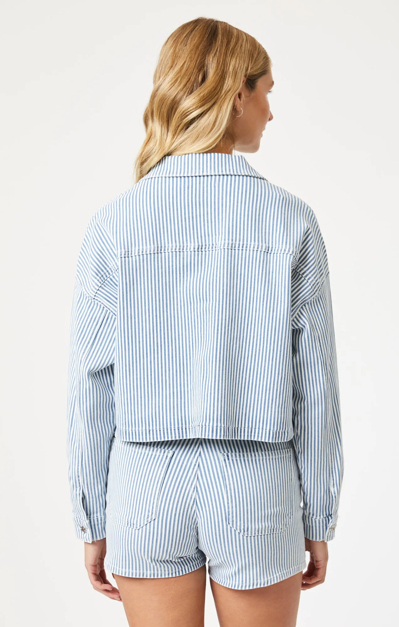RAYNA SHIRT IN STRIPE DENIM sold by Mavi product image thumbnail 3