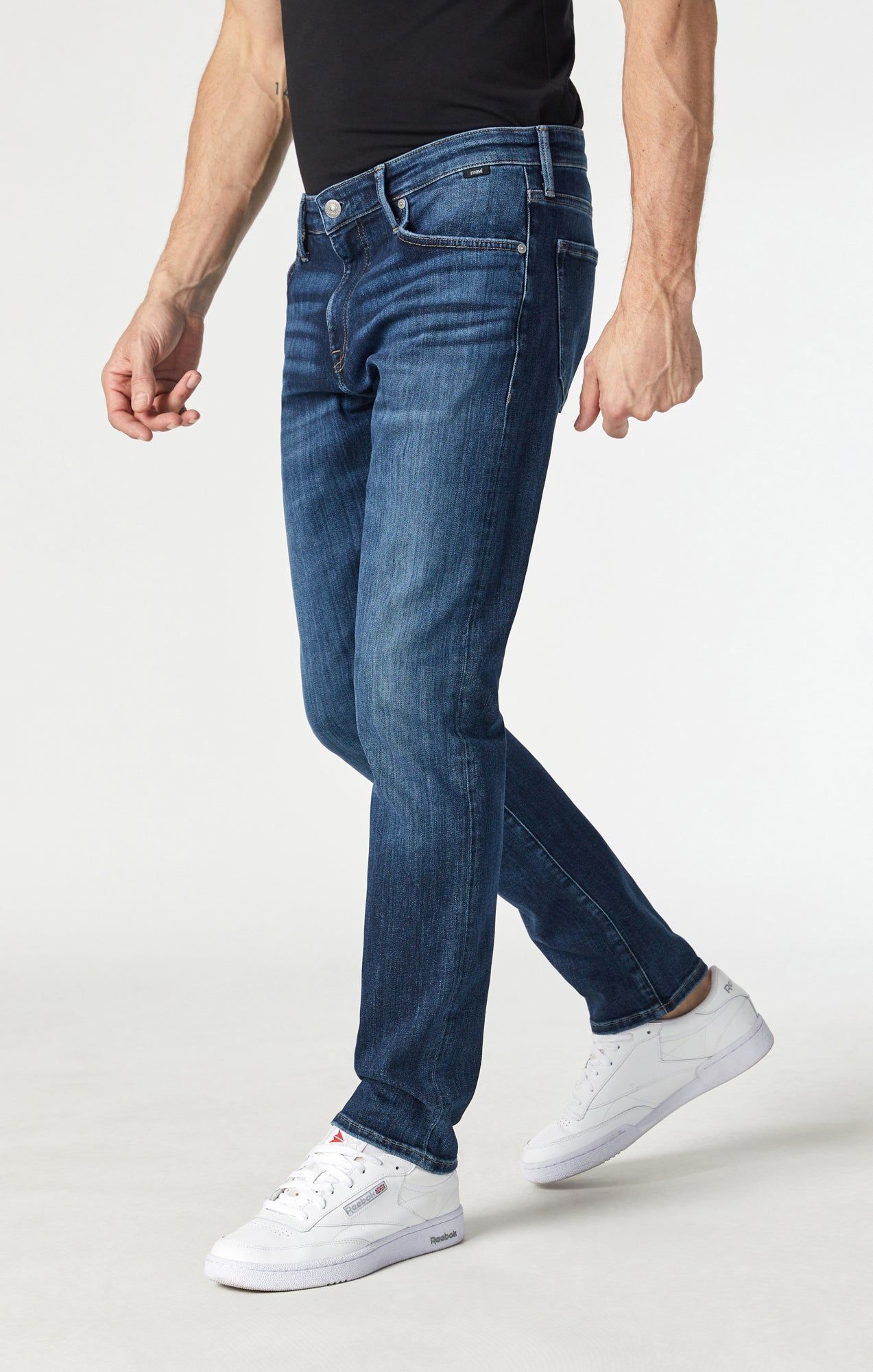 JAKE SLIM LEG IN DARK BRUSHED ORGANIC VINTAGE sold by Mavi product image thumbnail 3