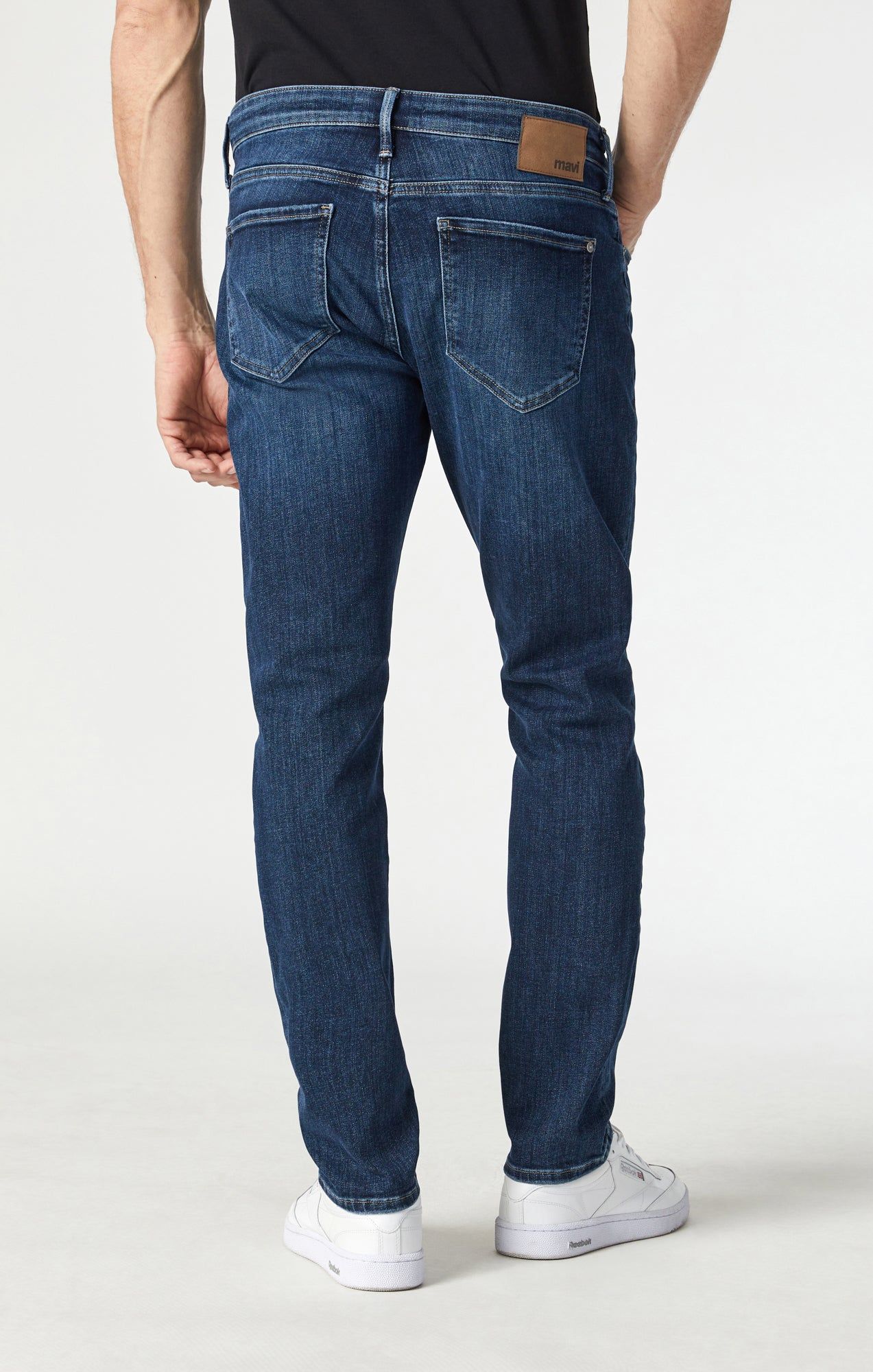 JAKE SLIM LEG IN DARK BRUSHED ORGANIC VINTAGE sold by Mavi product image thumbnail 4