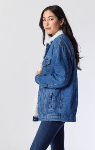 SANDY JACKET IN MID SHERPA GOLD ICON sold by Mavi