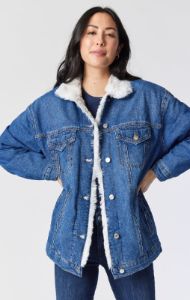 SANDY JACKET IN MID SHERPA GOLD ICON sold by Mavi