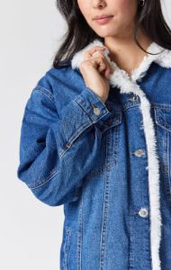 SANDY JACKET IN MID SHERPA GOLD ICON sold by Mavi