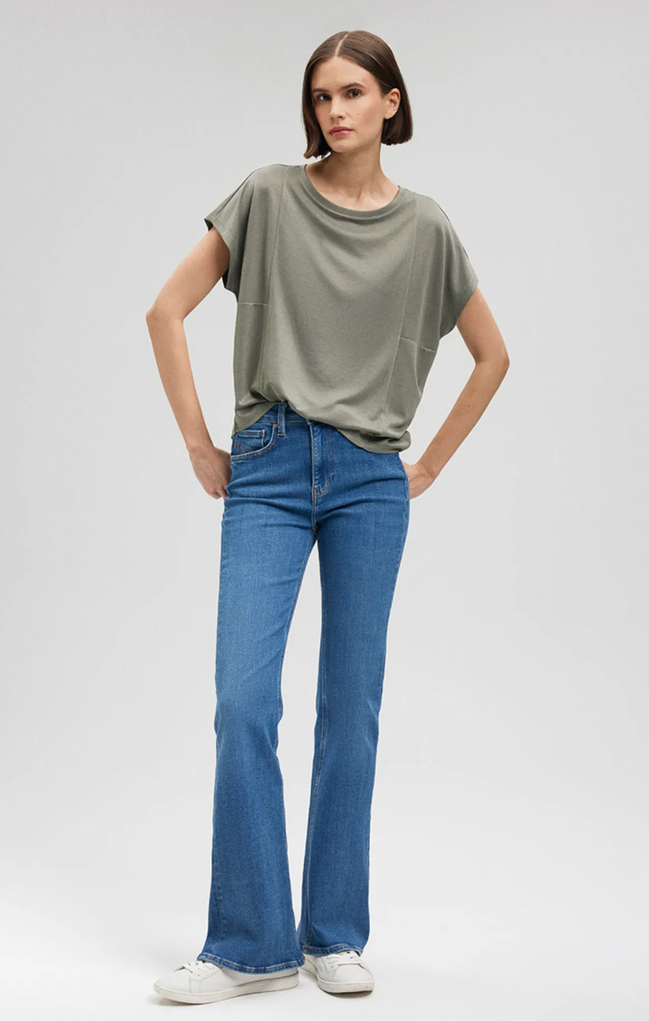 SHORT SLEEVE SHIRT IN AGAVE GREEN sold by Mavi product image thumbnail 2