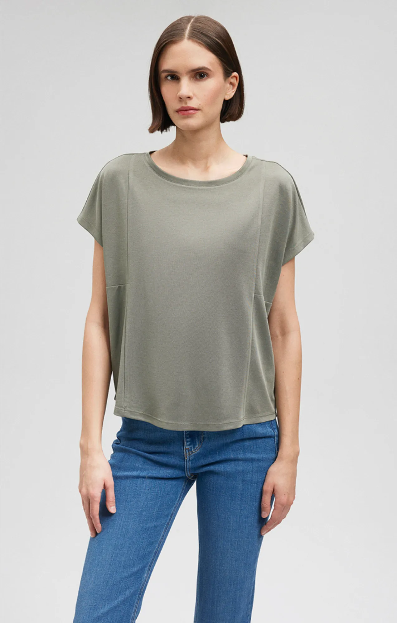 SHORT SLEEVE SHIRT IN AGAVE GREEN sold by Mavi product image thumbnail 4