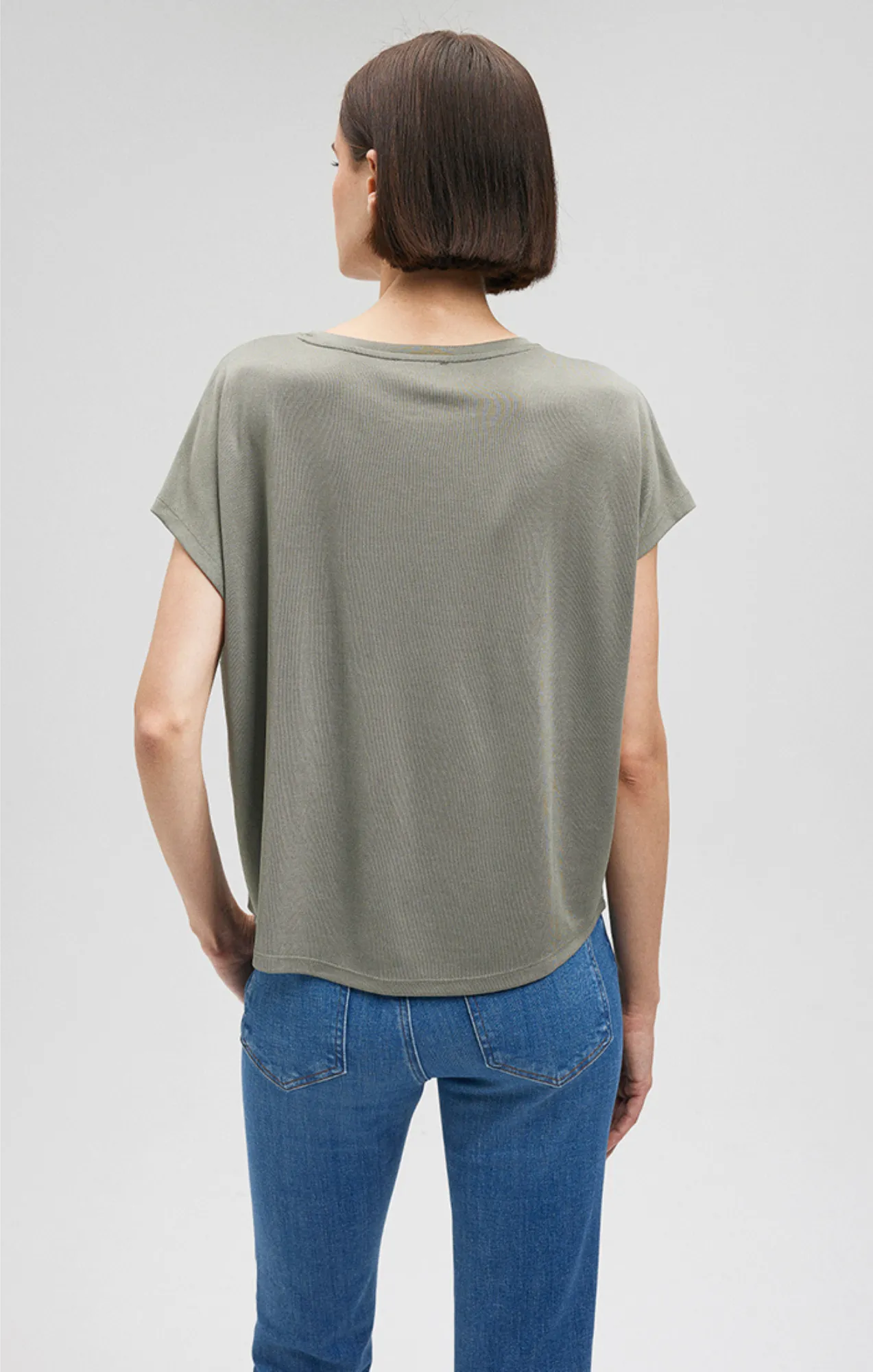 SHORT SLEEVE SHIRT IN AGAVE GREEN sold by Mavi product image thumbnail 3