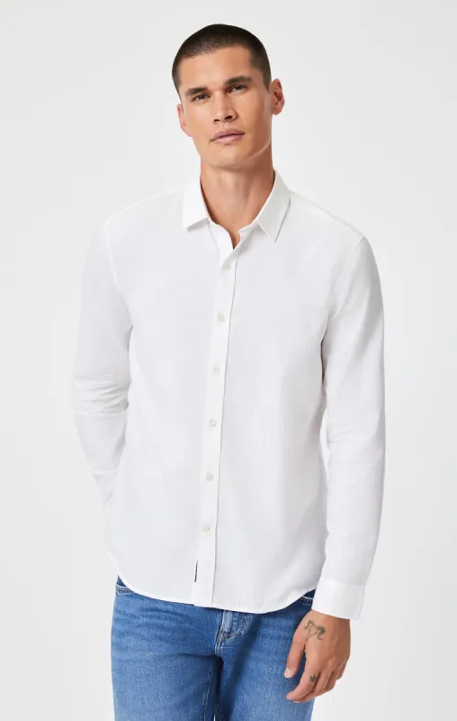 BUTTON-UP LONG SLEEVE SHIRT IN WHITE sold by Mavi